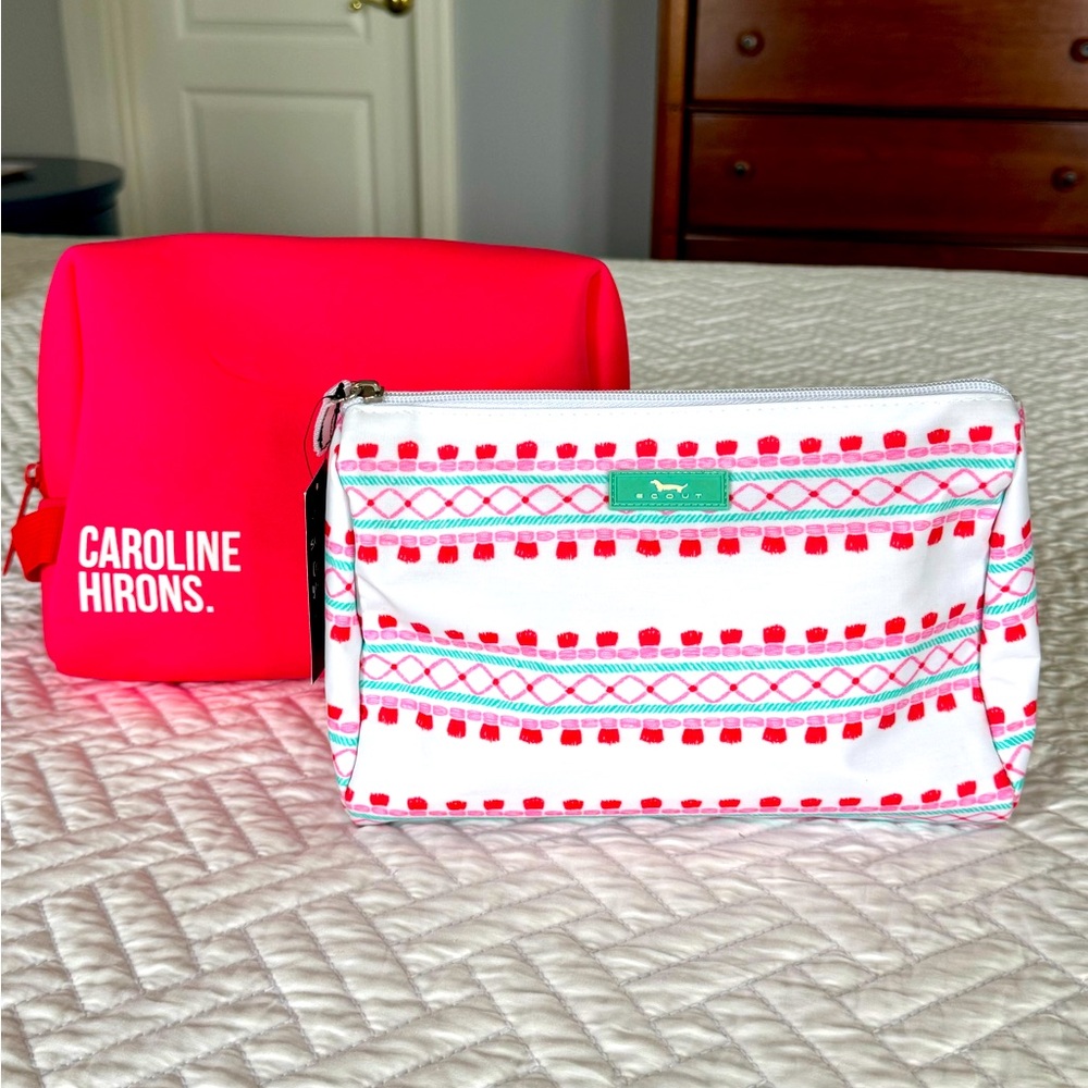 Two Makeup Bags - NWT Scout & Never Used Caroline Hirons